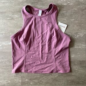 NWT Lululemon Nulux Racerback Cropped Run Tank Top in Lavender Lux